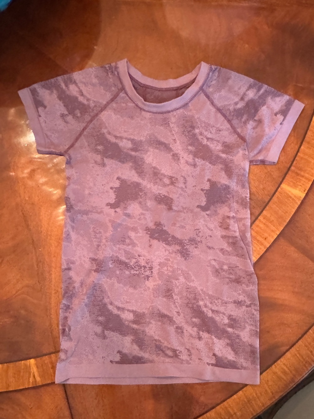 Athleta Mauve Short Sleeve Athletic Shirt
